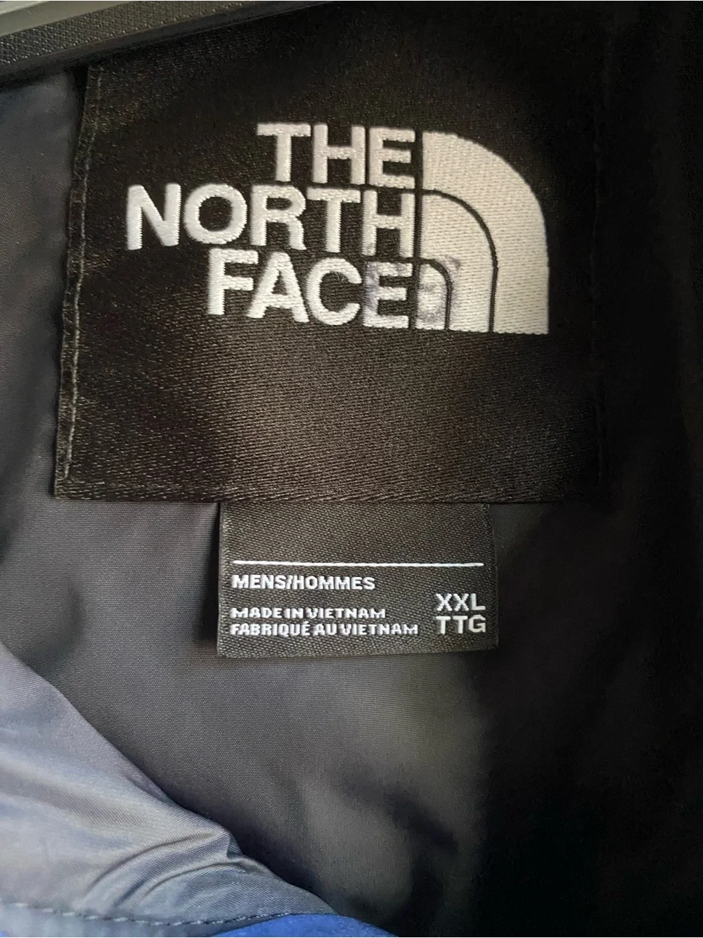 The North Face Blue and Black Men’s Puffer Jacket